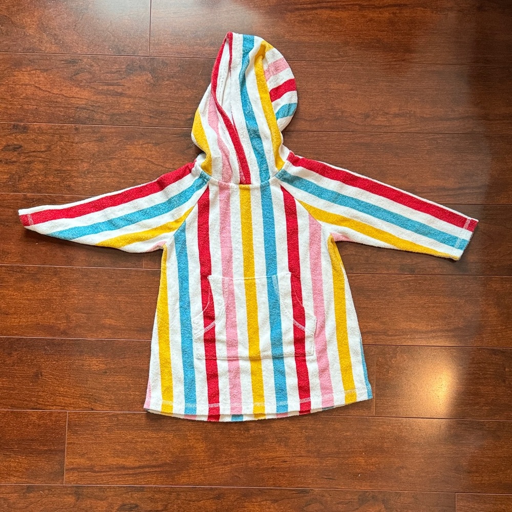 Hanna Andersson White Terry Kids Pullover Labeled Top